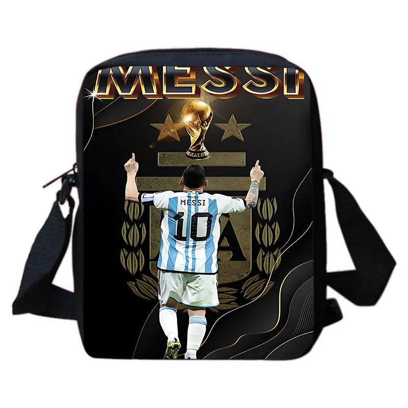 Cartoon C-CR7 Football-Stars Child Backpack,Shoulder Bags,Pencil Bags for 4-8 Years Old Anime School Bags for Boy Girl Best Gift