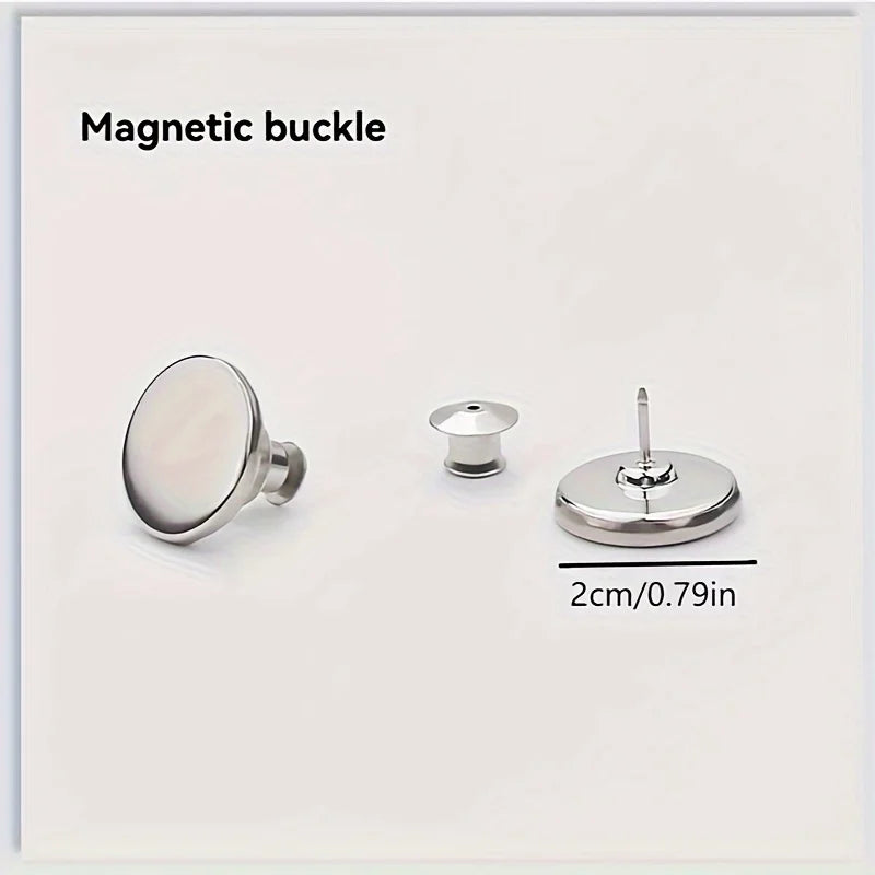 Modern metal magnetic hook, suitable for curtains - easy to install wall mounted magnetic buckle