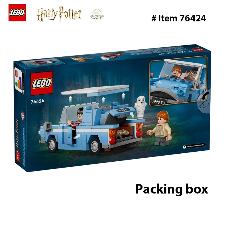 LEGO 76424 Harry Potter Flying Ford Anglia, Buildable Car Toy with 2 Minifigures  Harry Potter Car, Gift Boys and Girls Ages 7