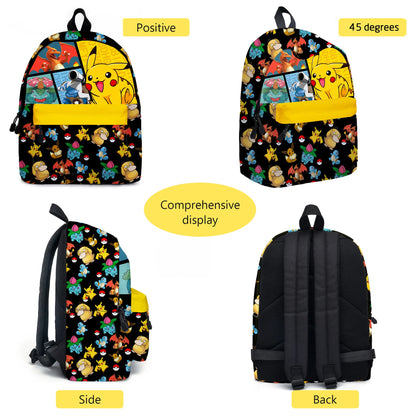 pokemon, pikachu, cartoon, elementary and middle school students' schoolbags, children's backpacks  anime  anime figure