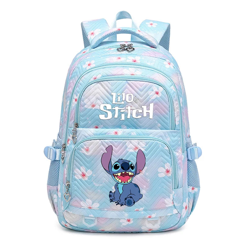 Disney Lilo Stitch Waterproof Women Backpack Female Travel Bag Backpacks Schoolbag for Teenage Girls Bookbag Mochila