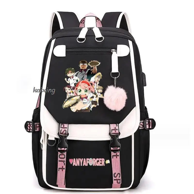 Hot Anime Spy X Family Backpack Teenage Girls Laptop Rucksack Student Shoulder School Bag Schoolbag Academy Bagpack Mochilas