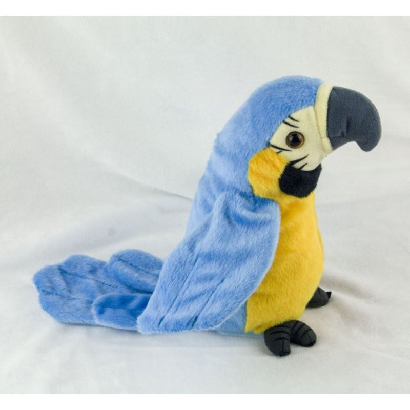 Talking Macaw Parrot Repeat What You Say Stuffed Animal Plush Toy Electronic Record Animated Bird Speaking Parrot Pet Plush Toys