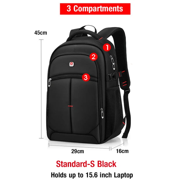 Laptop Backpack Men Women Bolsa Mochila for 15.6 17 inch Notebook Computer Rucksack School Bag Backpack for Teenagers