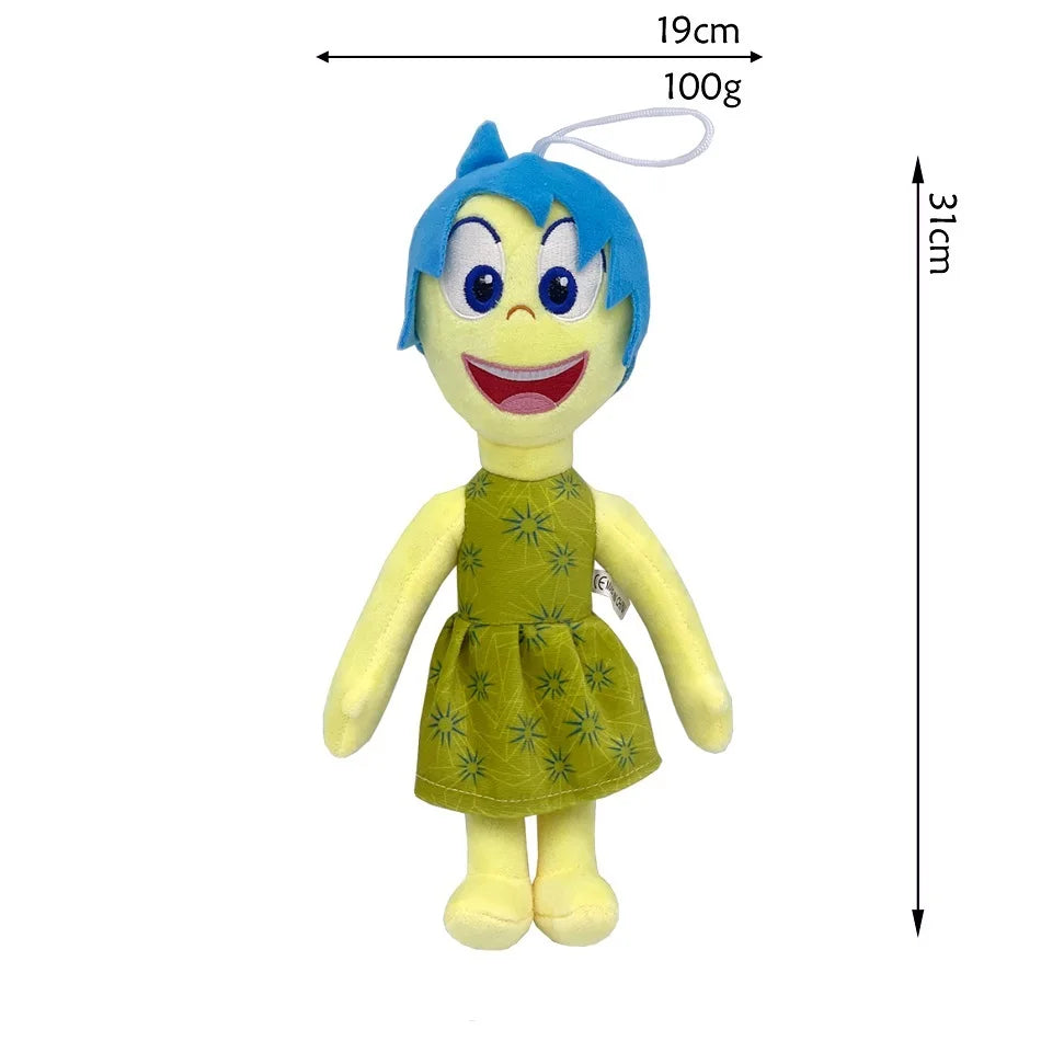 20-30cm Inside Out 2 Disney Pixar Plush Toys Doll  ANXIETY Ennui Envy Embarrassment Joy Plushie Stuffed Gift for Kids Christmas