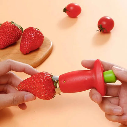 Strawberry Huller Pineapple Cutters Novel Tomato Stalks Remover Fruit Core Remover Strawberry Leaf Cleaner Kitchen Gadgets