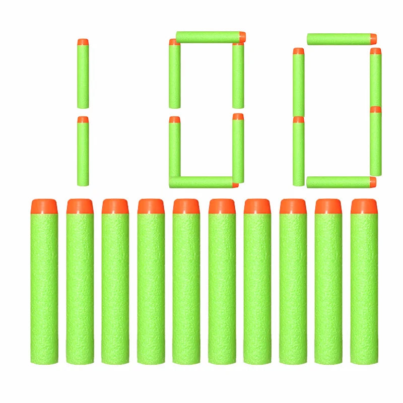 Electric Darts Toy Airsoft for Nerf Gun Soft 7.2CM Hole Head Bullets Foam Safe Sucker Bullet for Nerf Blasters Boys Toy Children