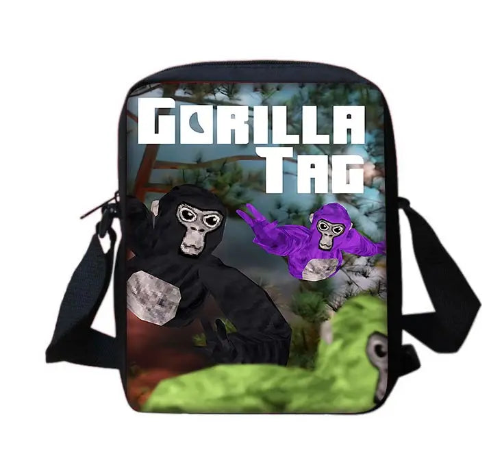 Novelty Cool Gorilla tag Child School Backpack With Shoulder Bag Pencil Bags School Bags for Boys Girls Best Gift