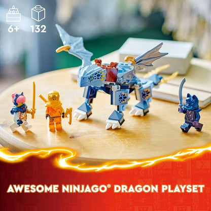 LEGO NINJAGO Young Dragon Riyu Playset With 3 Ninja Minifigures For Independent Play, 71810 Room Decoration