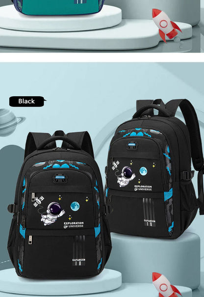 Astronaut Backpack Boy Elementary Student Bag Children New School Bags for Boys Kids Schoolbags Waterproof Book Bag mochilas