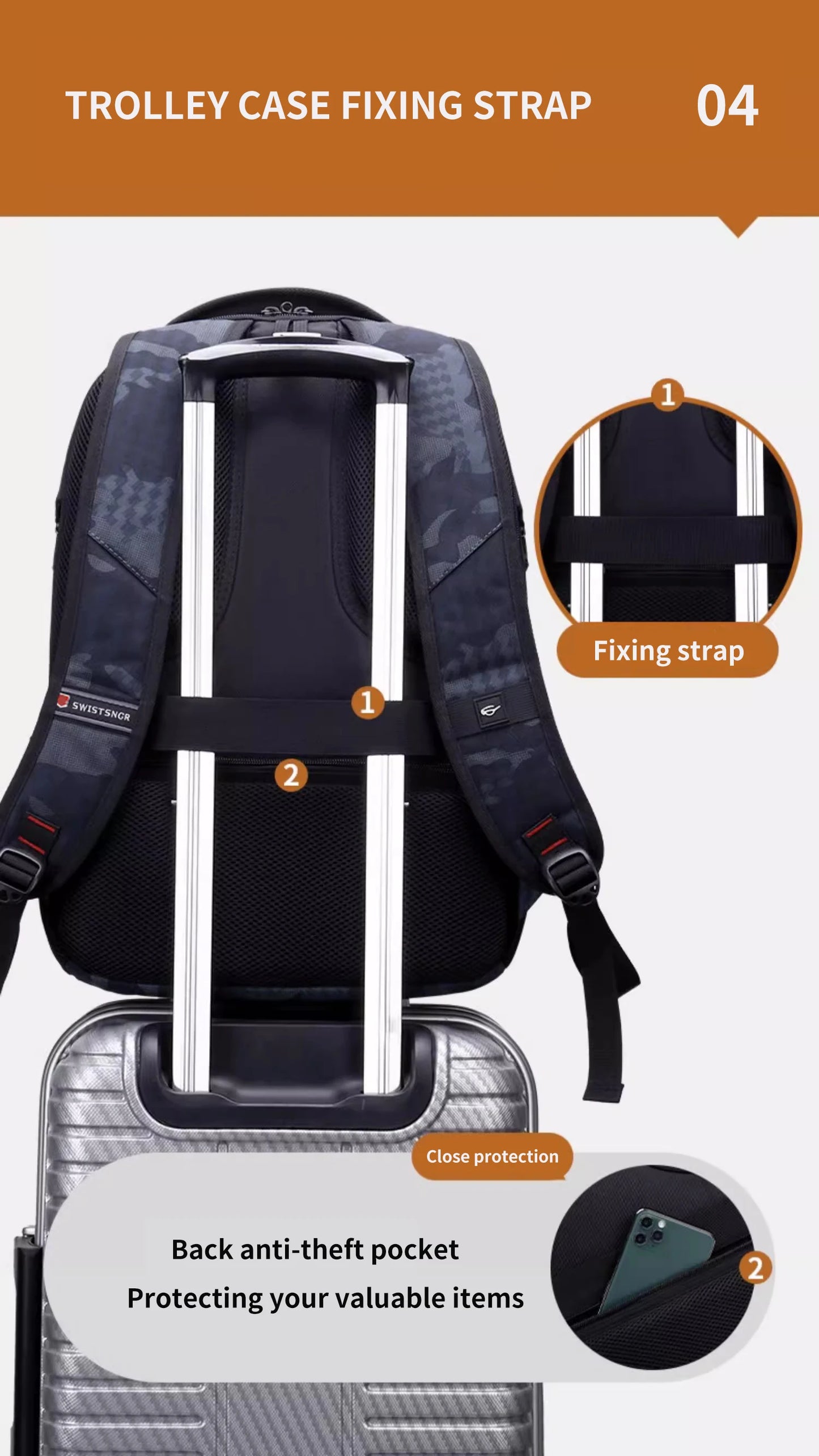 Large Waterproof Airplane Travel Backpack Men Laptop Computer Backpack 17 Inch Fashion Japanese School Bags for Children Mochila