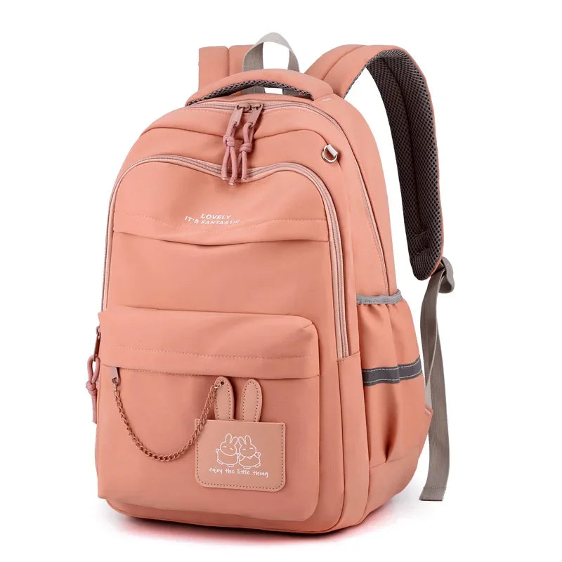 elementary school student girl bag cute school backpack children pink bookbag primary school satchel kid large capacity backpack