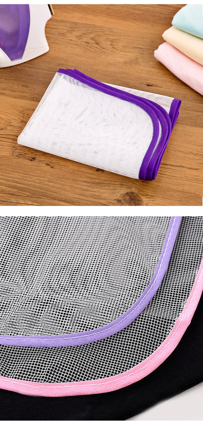 Cloth Protective Press Mesh Insulation Ironing Board Mat Cover Against Pressing Pad Mini Iron Random Colors