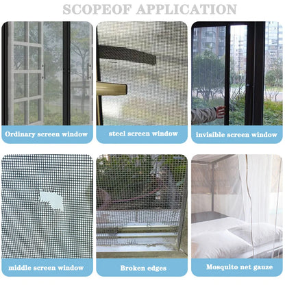 1ps Easy-to-Apply Waterproof Window Screen Repair Tape – Keep Mosquitoes Out with Our Anti-Insect, Self-Adhesive Mesh Patch