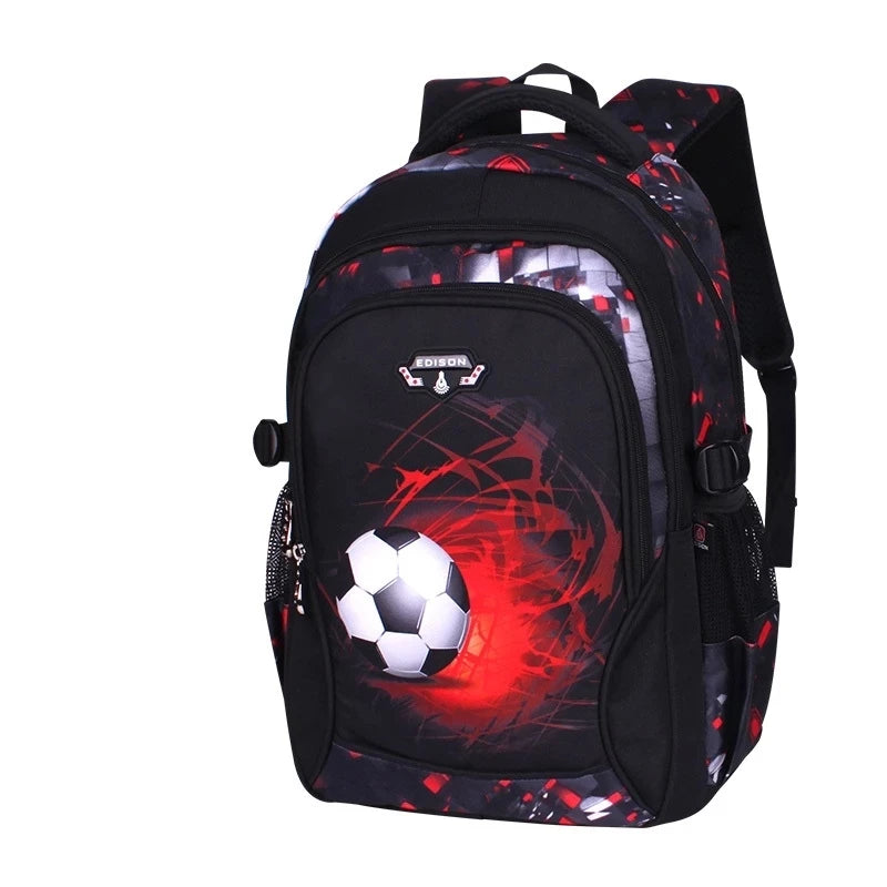 printing football schoolbag cut anime backpack travel bag soccers school bags for teenage boys mochila escolar infantil menino