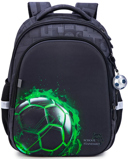 High Quality Children Backpack Boys Cartoon Football Primary School 1-3 Grade Waterproof Satchels 3D Bookbag Mochila Infantil