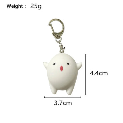 Anime The Boy And The Heron Keychain Cute Walawala Doll Schoolbag Pendant Car Ornaments Key Chain Accessories Birthday Gift