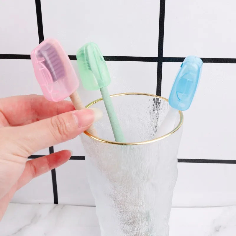 5Pcs/set Portable Toothbrush Head Cover Caps Tooth Brush Protector Case Holder Outdoor Travel Hike Camping Bathroom Accessories