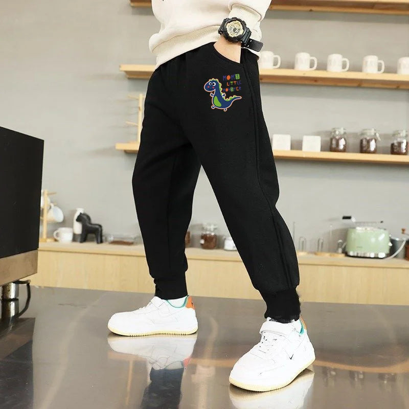 Cartoon Car Children Pants Boys Girls Sweatpants Trousers Cotton Sports Pant 3-14 Years Old Spring Autumn Track Pant For Boys