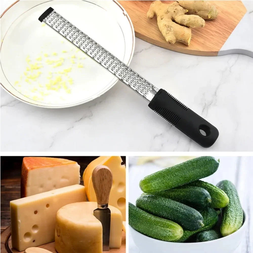 New Stainless Steel Cheese Grater Slicer Lemon Zester Chocolate Chopper Fruit Peeler Planer Vegetables Cutter Kitchen Gadgets