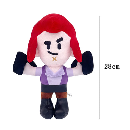 Brawls Stars Plush Spike Leon Shelly Poco Clot Toy Pillow Dolls Stuff Game Characters For Children Birthday Gifts