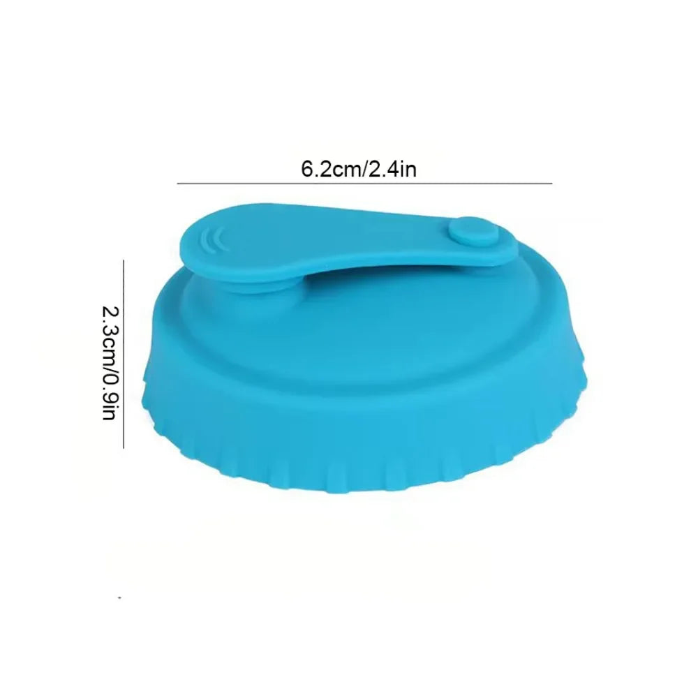 6Colors Silicone Soda Can Lid Reusable Can Stopper for Soda Beer Drinks Juice Coke Beverage Fits Standard Cans Protecto Coke Can