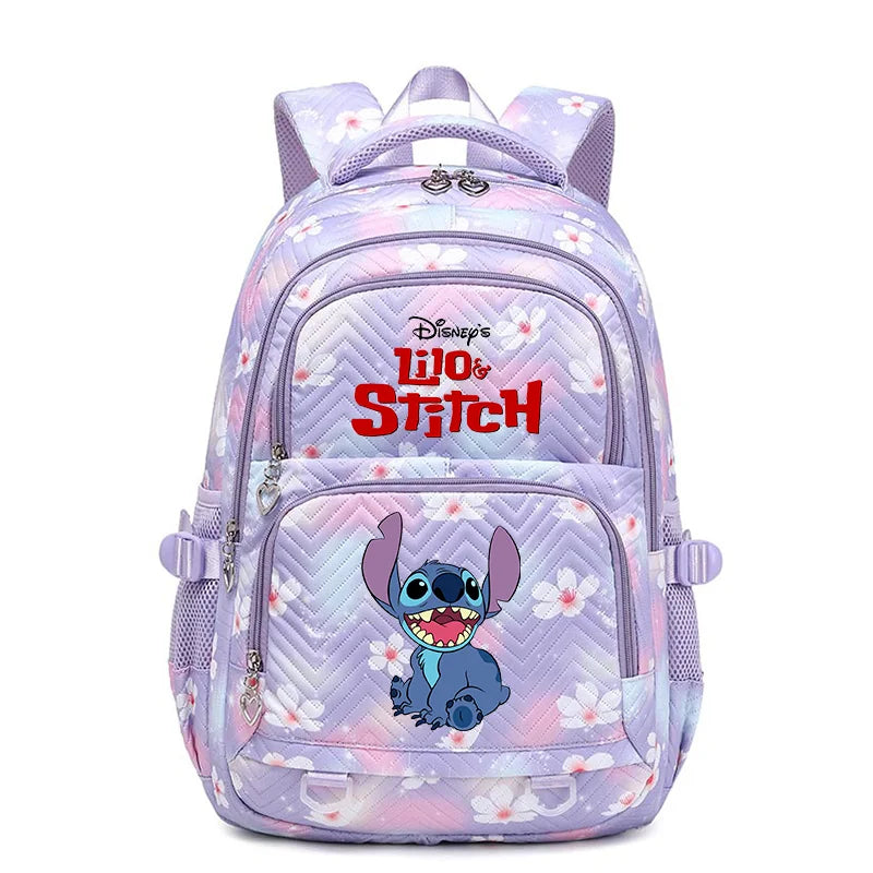 Disney Lilo Stitch Waterproof Women Backpack Female Travel Bag Backpacks Schoolbag for Teenage Girls Bookbag Mochila