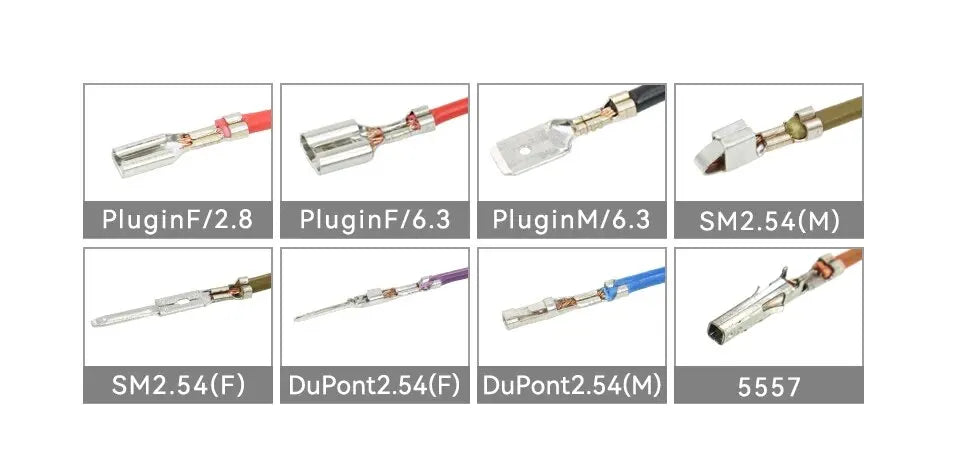 Non-insulated Open Barrel Crimping Tool SN-58B 23-16 AWG /0.25-1.5mm², Dupont Molex JST TE Terminals & EPC PCIE SATA Pins