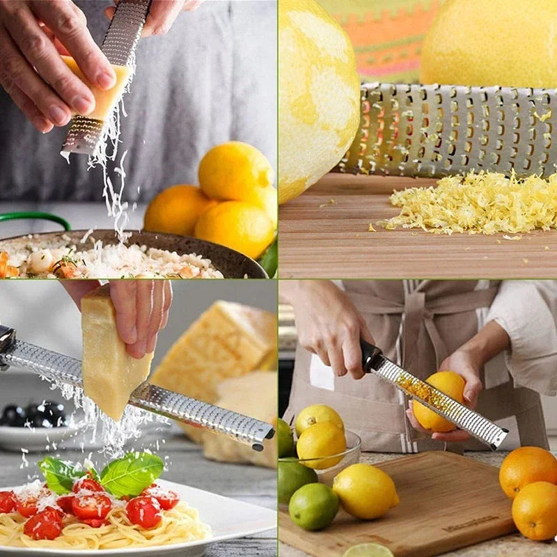 New Stainless Steel Cheese Grater Slicer Lemon Zester Chocolate Chopper Fruit Peeler Planer Vegetables Cutter Kitchen Gadgets