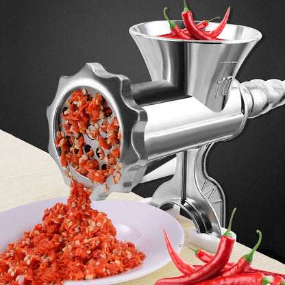 Adjustable Heavy Duty Meat Mincer Grinder Hand Operated Manual Kitchen Noodles Grinder Sausage Filler Fruit Beef Pasta Maker