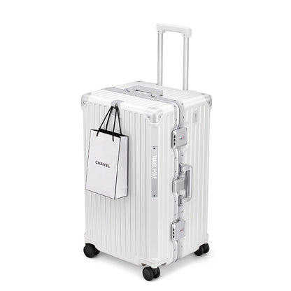 Over-sized Multi-Functional Travel Suitcases Large Capacity Luggage Aluminum Frame plus-Sized Universal Wheel Case Boarding Bag