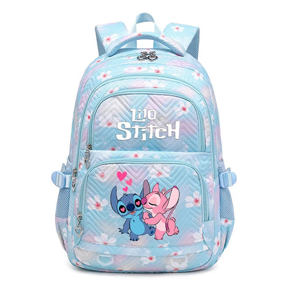 Disney Lilo Stitch Waterproof Women Backpack Female Travel Bag Backpacks Schoolbag for Teenage Girls Bookbag Mochila