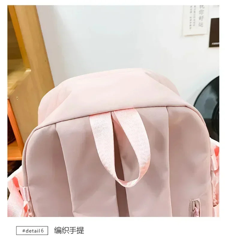 Japanese Kawaii Itabag Women New 2024 Transparent Backpack Women Large Capacity Ita Backpack School Bags for College Student JK