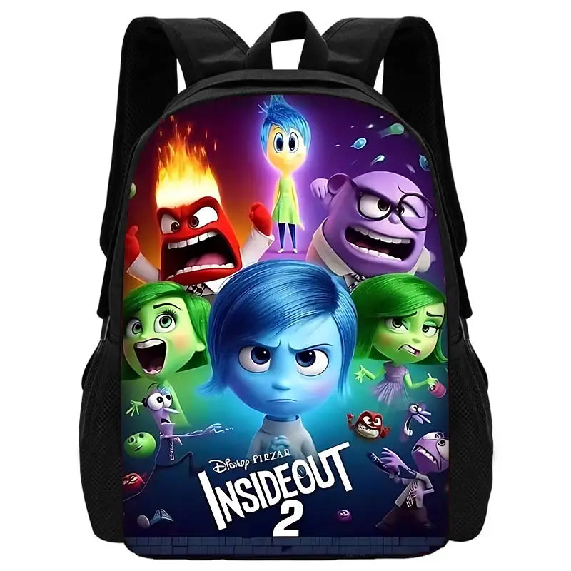 Cute Cartoon Inside Out 2 Child School Backpack With Shoulder Bag Pencil Bags School Bags for Boys Girls Best Gift