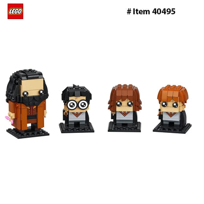 Lego 40495 BrickHeadz Building Blocks, Wizarding World Toys, Harry Potter, Hermione, Ron, Hagrid