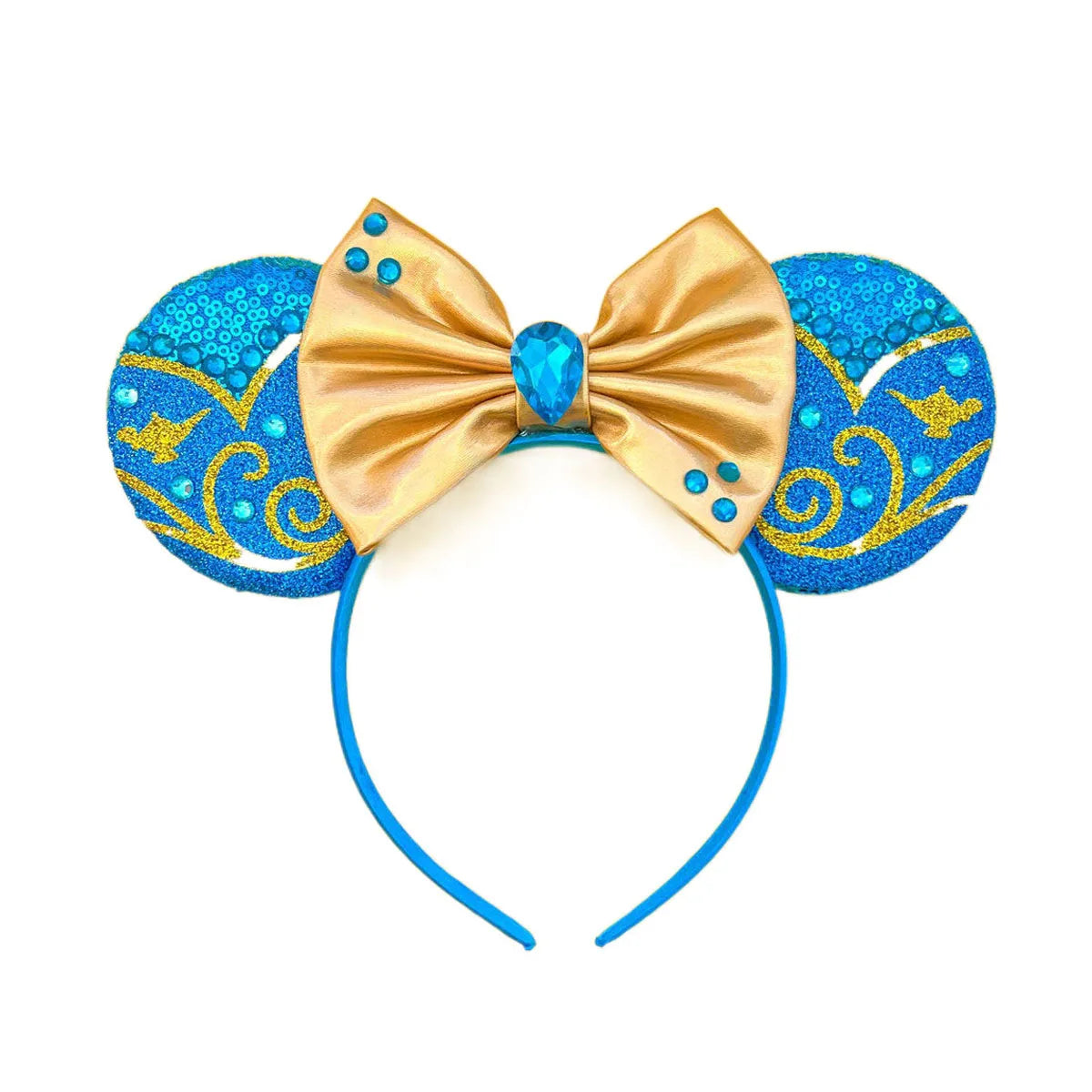 2023 Newest Mickey Mouse Ears Headband Kid Adult Festival Party Sequins Bow Hairband Women Baby Girl Party Hair Accessories Gift