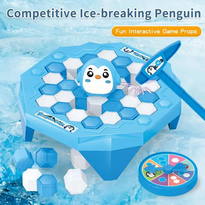 Penguin Ice Breaking Funny Desktop Game Kid Toy Gifts Who Make The Penguin Fall Off Lose This Game Family Party Activity