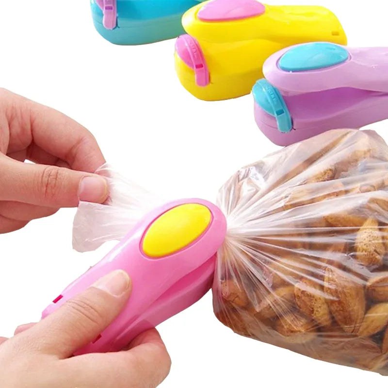 Heating Snack Sealing Machine Sealed Packaging Food Bags Heat Sealer Handheld Holder Food Saver Storage Kitchen Accessories