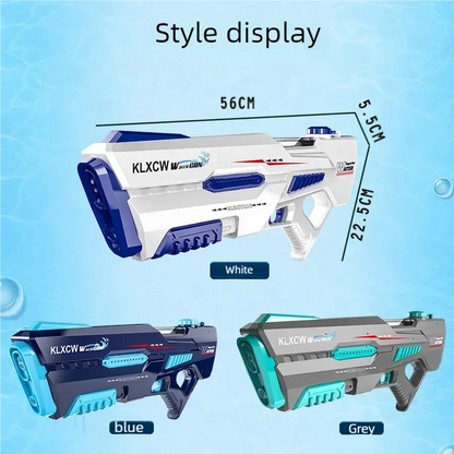 Automatic LED Water Gun Toys Big Capacity High Pressure Water Blaster Soaker Guns Outdoor Beach Pool Toys For Boy Kids Gifts