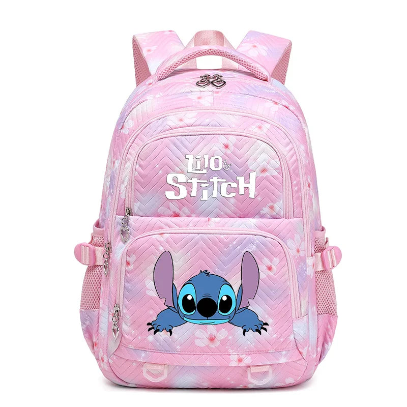 Disney Lilo Stitch Waterproof Women Backpack Female Travel Bag Backpacks Schoolbag for Teenage Girls Bookbag Mochila