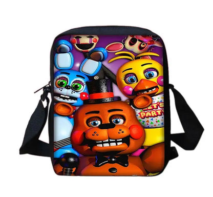 Cartoon Five Night At Freddy Child School Backpack With Shoulder Bag Pencil Bags School Bags for Boys Girls Best Gift