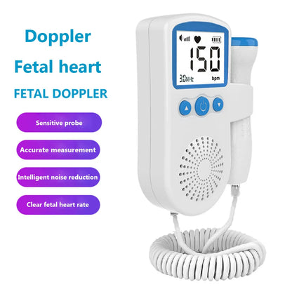 Baby Heart Rate Sensor Pregnant Women Fetal Heart Rate Meter Heartbeat Detector