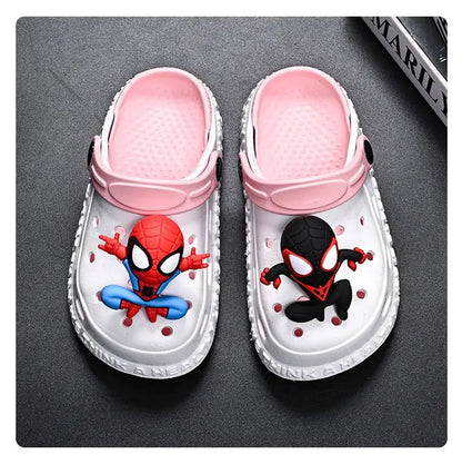 Children's Casual Shoes EVA Sandals Boys Girls' Cartoon Anti Slip Soft Sole Children's Beach White Black Shoes Size 24-44