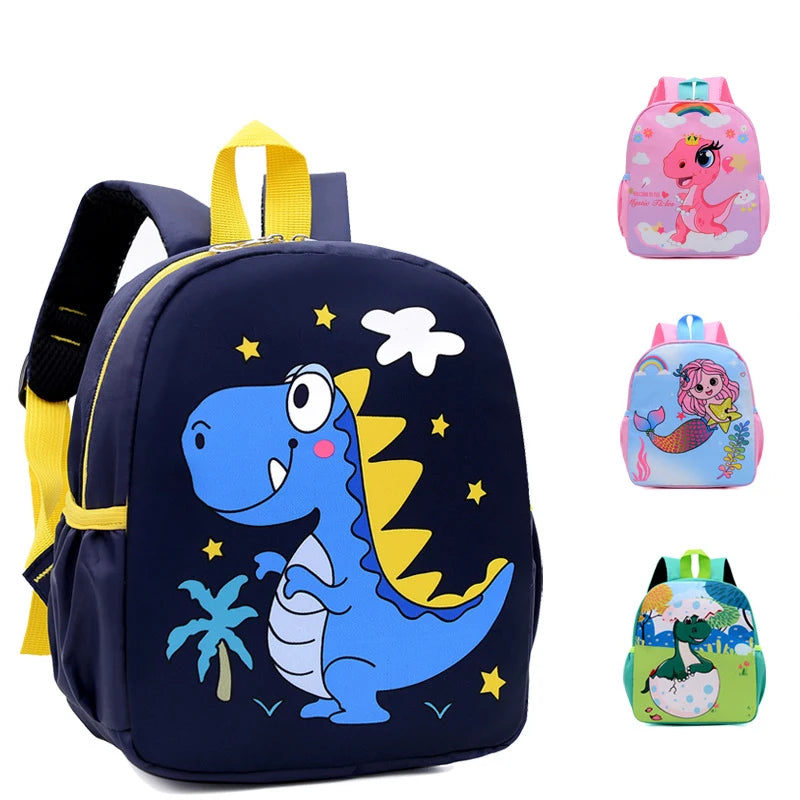 Cute Cartoon Dinosaur Baby Backpacks Kindergarten Schoolbag Children Boys Girls School Bags Adjustable Animals Kid Backpack