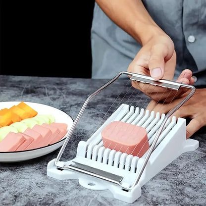 Luncheon Meat Slicer Multifunctional Stainless Steel Ham Fruit Vegetables Egg Cheese Slicers Household Kitchen Cutting Gadgets