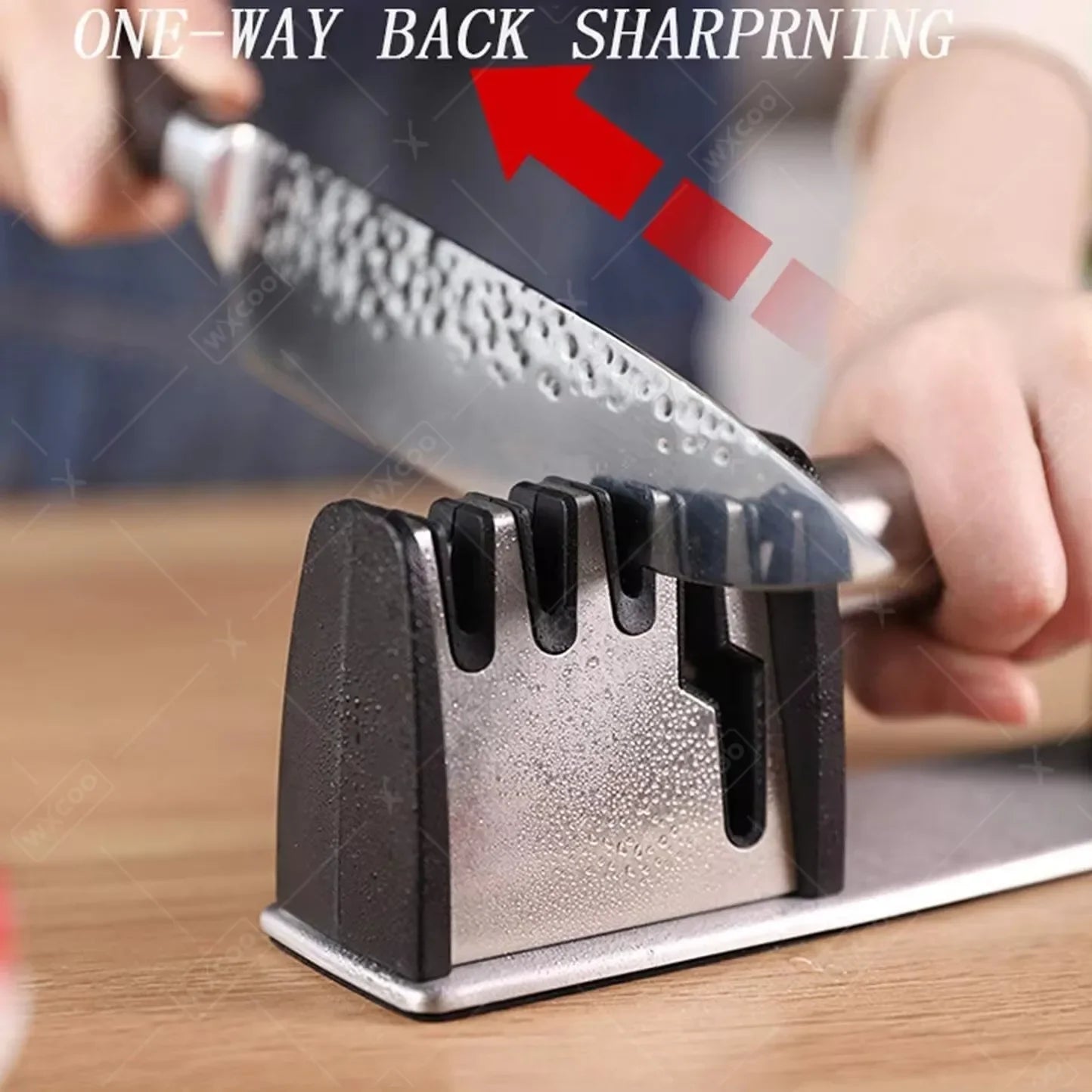 Knife Sharpeners, 4 in 1 Kitchen Blade and Scissors Sharpening Tool, Powerful Professional Chef's Kitchen Knife Accessories