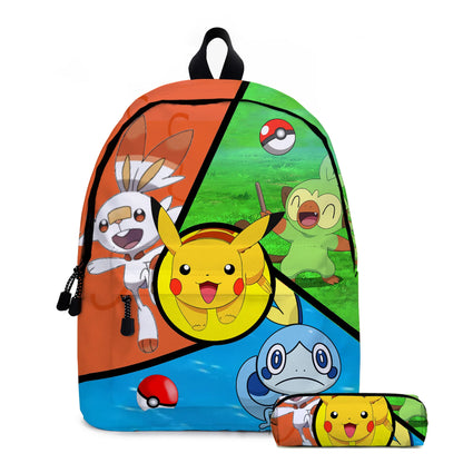 pokemon, pikachu, cartoon, elementary and middle school students' schoolbags, children's backpacks  anime  anime figure