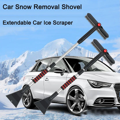 Car Snow Shovel Extendable Ice Scraper Snow Brush Detachable Windshield Snow Remove Broom Winter Auto Cleaner Tool Accessories