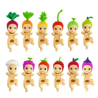 48 Styles Sonny Angel Blind Box Harvest Series Fruit And Vegetable Anime Figures Ornaments Dolls Fans Children Christmas Gift