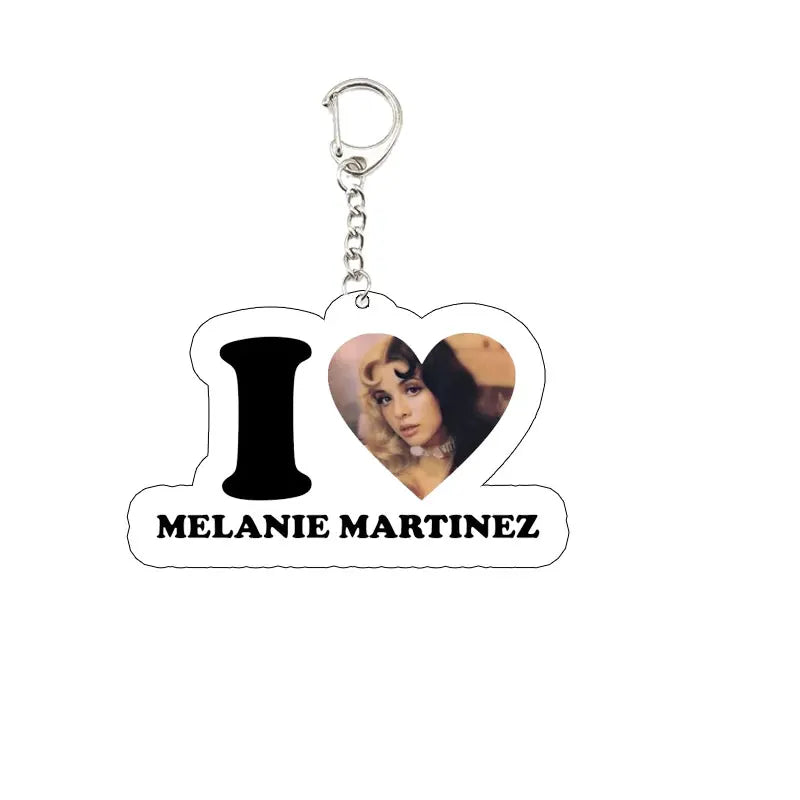 Melanie Martinez Key Chain Key Ring Keychain for Accessories Bag Acrylic Sunny Pendant Melanie Martinez Keyring Chains Jewelry F